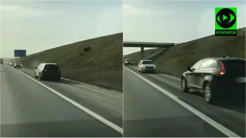 Przodem, tyłem, na awaryjnych - byle pod prąd