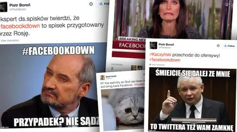 Awaria Facebooka. Reakcja internautów