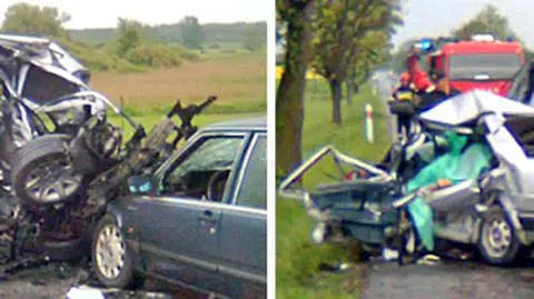 Seria wypadków na drogach