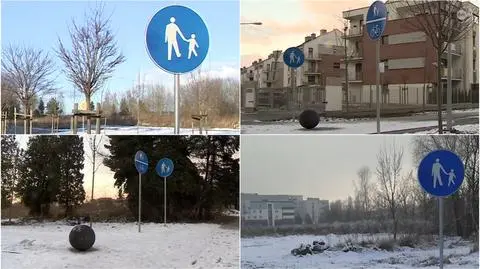 Na drogę w żaden sposób nie da się legalnie wjechać, ani z niej zjechać