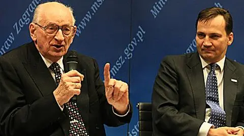 Prof. Bartoszewski zareagował na słowa Sikorskiego