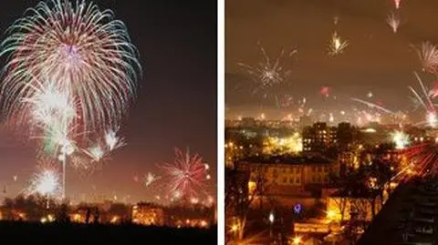 Niebo rozbłysło nad Polską. Tak witaliśmy 2012 rok