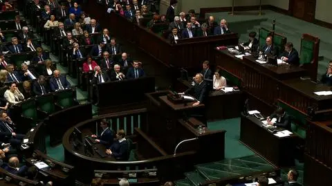 Schetyna podczas debaty nad wnioskiem o wotum nieufności dla rządu PiS