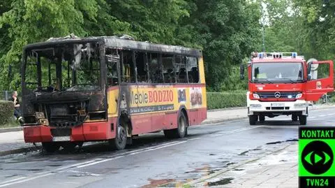 Spłonął miejski autobus