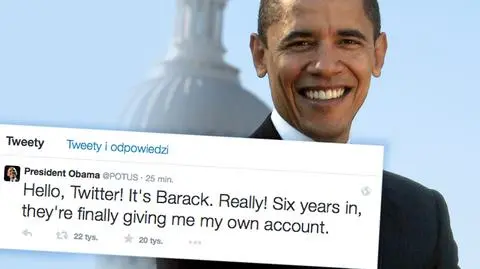 Obama debiutuje na Twitterze