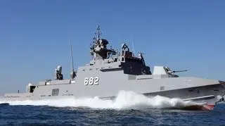 FMC S. Ezzat - pierwszy z amerykańskich okrętów rakietowych, który dotarł do Egiptu w 2013 r.