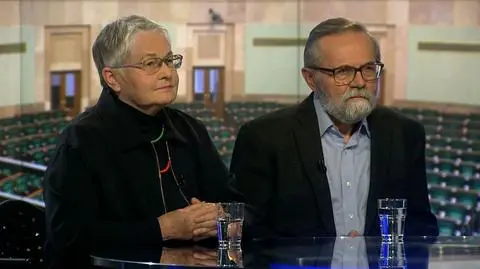 Barbara Labuda i Ryszard Bugaj byli gośćmi "Faktów po Faktach"