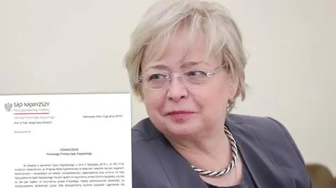 Chief Justice Małgorzata Gersdorf calls upon Disciplinary Chamber to cease adjudicating