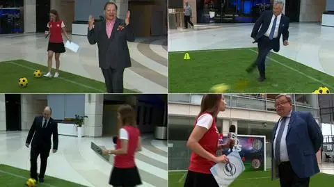 Znani i lubiani na boisku TVN24