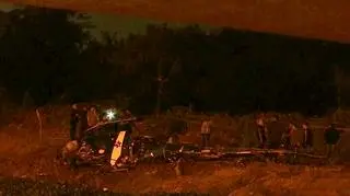 Śmigłowiec spadł na niezabudowany teren 