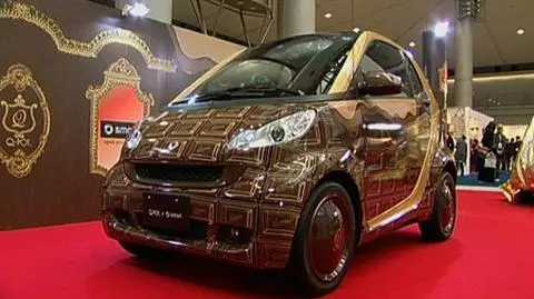 Czekoladowy samochód na Walentynki