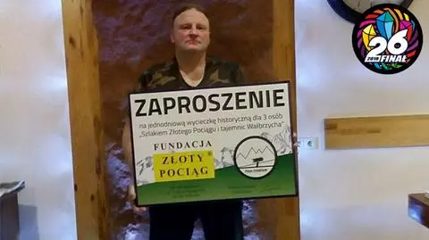 26. Finał WOŚP. Licytacja wycieczki śladem "złotego pociągu"