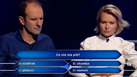 Milionerzy: Co nie ma pół? Pytanie o poły za 75 000 zł