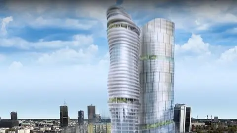 The Srebrna company had plans to build to skyscrapers in the centre of Warsaw