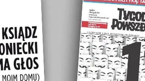 "Ksiądz Boniecki ma głos 
(w moim domu)"