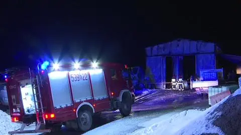 Sucha Beskidzka. Pożar warsztatu stolarskiego
