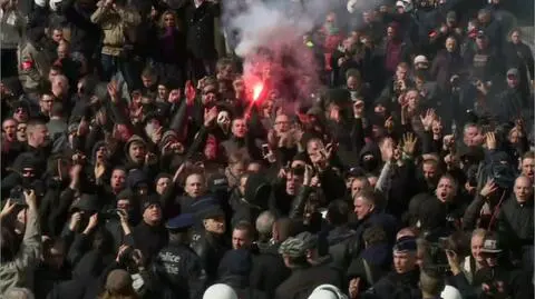 W Brukseli doszło do incydentów z udziałem skrajnej prawicy