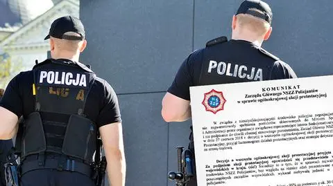Policjanci rozpoczną akcję protestacyjną
