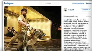 Pies Ramzana Kadyrowa: owczarek kaukaski, Tarzan