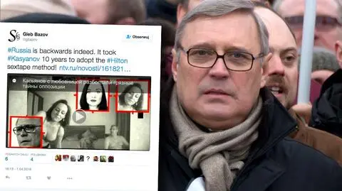 Sekstaśma Michaiła Kasjanowa opublikowana w rosyjskiej telewizji