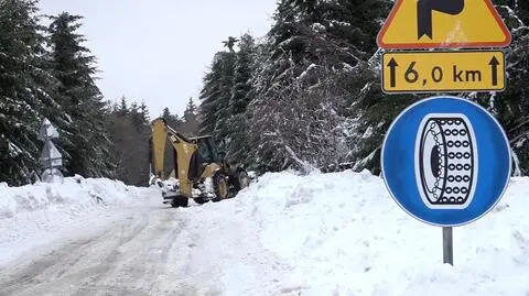 Very difficult conditions on Polish roads