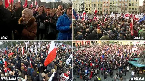 Demonstracje w całej Polsce 
