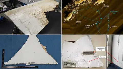 Długie poszukiwania nie rozwiązały zagadki lotu MH370 (nagrania archiwalne poszukiwań)