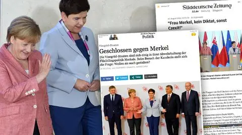 Kanclerz Merkel odwiedziła Warszawę (materiał "Faktów" TVN)