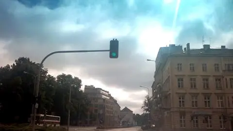 Chmury nad Poznaniem. Możliwy grad