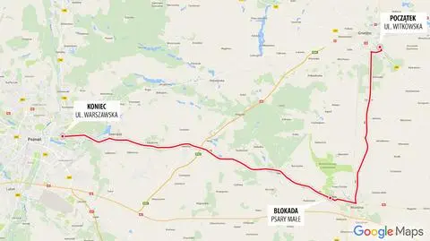 Uciekał przez 60 km, rozbił cztery radiowozy. Skończył na torach