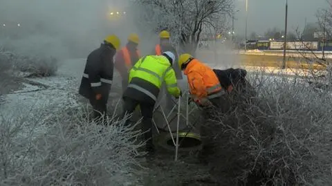 Awaria sieci ciepłowniczej w Kielcach