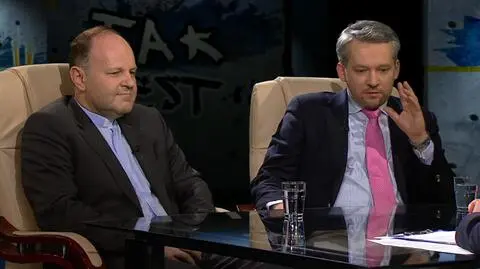 Ks. Kazimierz Sowa i Michał Szułdrzyński w "Tak jest"