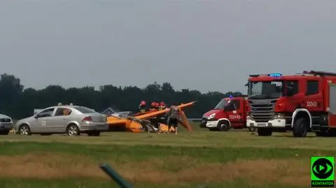 Szybowiec spadł z około 30 metrów 