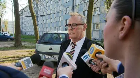 Berczyński unikał odpowiedzi na pytania dziennikarzy