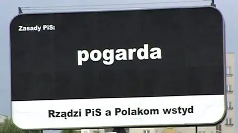 PiS: Kto płaci za billboardy PO?