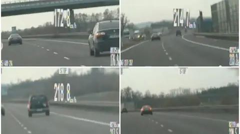 Pościg za maserati. Jechał prawie 220 km/godz.