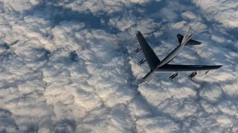 Amerykańskie bombowce strategiczne nad Bałtykiem. Lot B-52