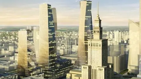 Drapacze chmur zasłonią Pałac Kultury