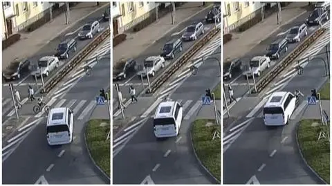 Braniewo: potrącenie rowerzysty na przejściu dla pieszych