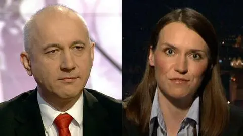 Agnieszka Pomaska i Joachim Brudziński byli gośćmi "Faktów po Faktach"