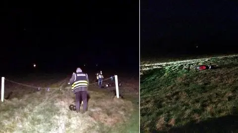 Dominik jechał na skuterze, metalowa linka rozcięła mu tchawicę