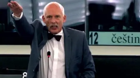 Janusz Korwin-Mikke w europarlamencie
