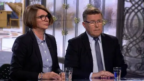 Julia Pitera i Zbigniew Kuźmiuk byli gośćmi "Faktów po Faktach" 