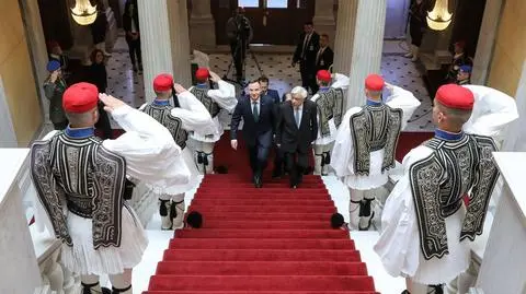 Andrzej Duda w Grecji odznaczony Krzyżem Wielkim Orderu Zbawiciela