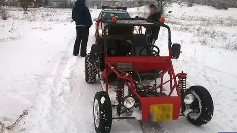 Ełk: Jeździł pojazdem typu buggy. Nie miał dokumentów