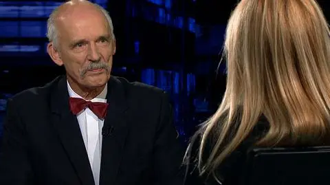 Gościem „Kropki nad i” był Janusz Korwin-Mikke