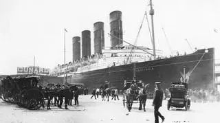 Lusitania w dziewicznym rejsie