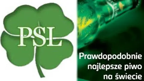 Carlsberg dziękuje PSL za darmową reklamę