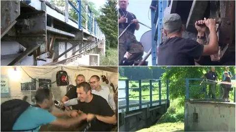 Dzieło hitlerowców w akcji. Obrotowy most znów zadziałał