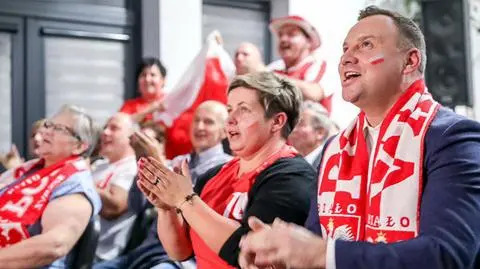 Prezydent Duda świętował złoto siatkarzy